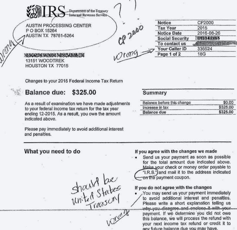 Irs Fake Letters Going Out And Adults Are Getting Scam Bizzbinable 